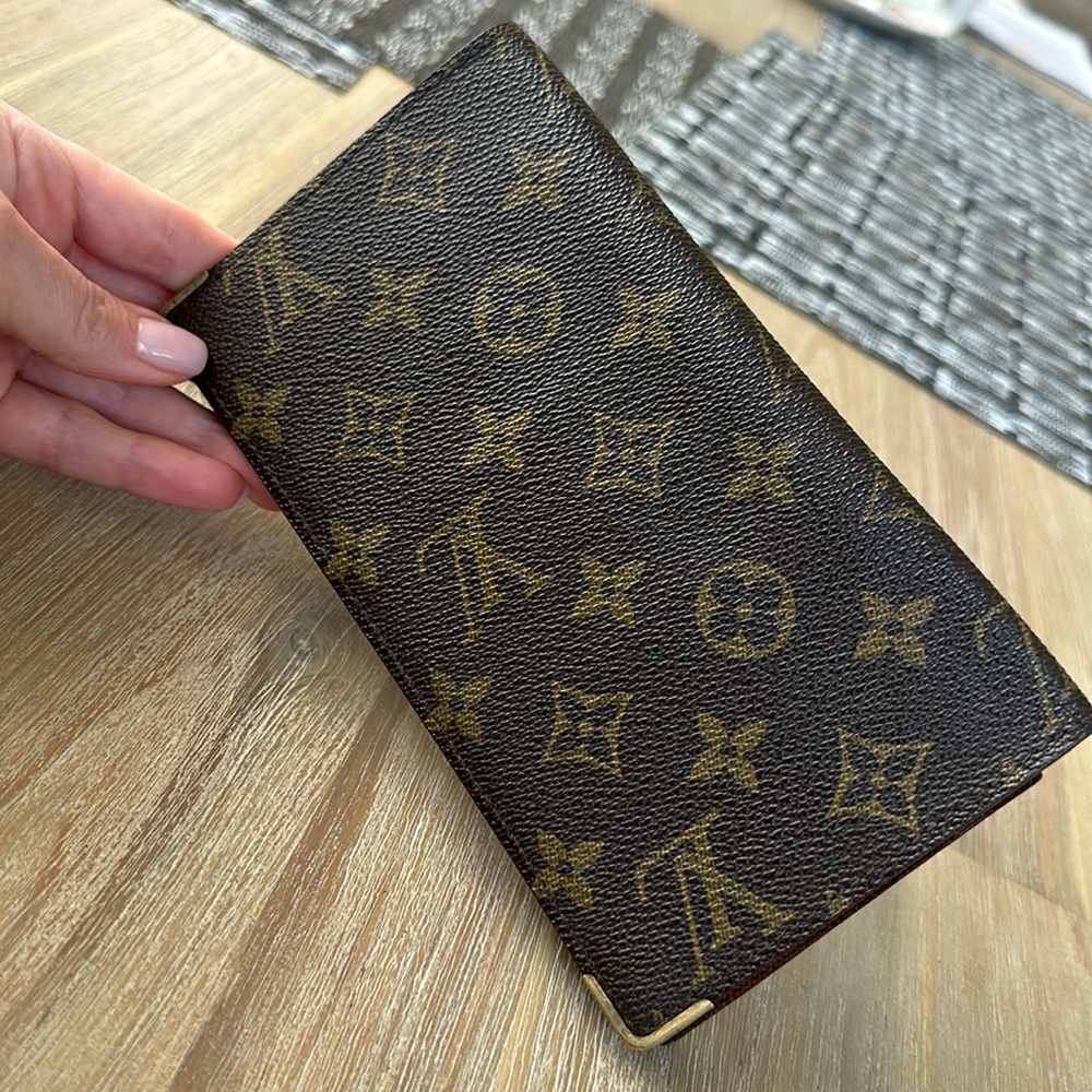 Louis Vuitton monogram porte cartes long bifold wallet